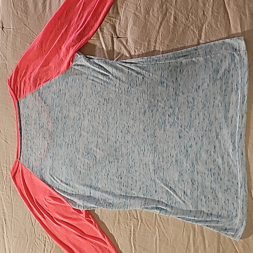 Woman's, Society T-shirt, size, X-Large ,light blue and pink - Picture 6 of 6
